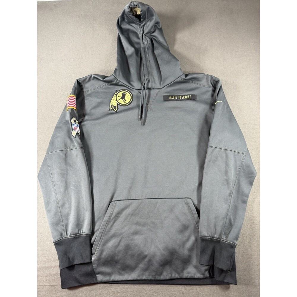 Washington Redskins Salute To Service ThermaFit Hoodie Sweatshirt Men Large Camo